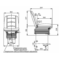 SEDILE COMPACT MECCANICO STRETTO IN SKY
