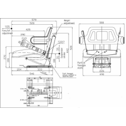 SEDILE SERIE 3 SKY CON CINTURA E STAFFA