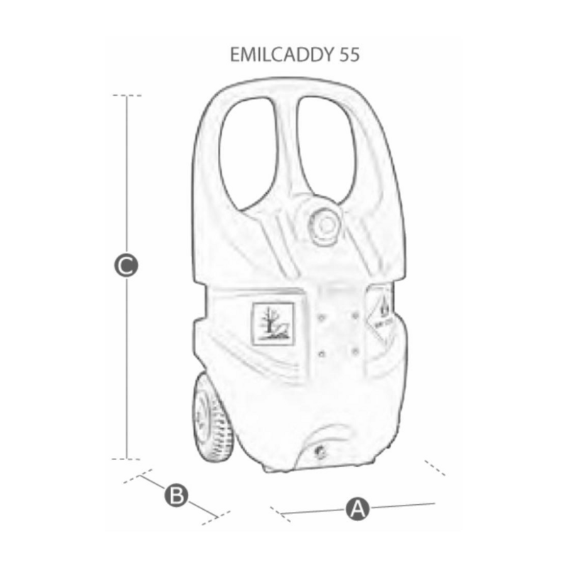 TROLLEY BENZINA  55LT