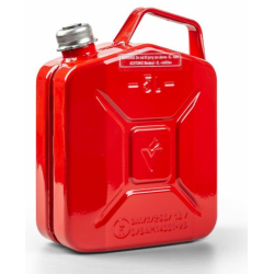 TANICA DI METALLO 5L, ROSSA CON TAPPO A VITE