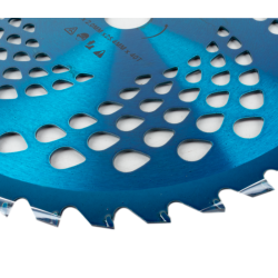 DISCO CON PLACCHETTE IN TUNGSTENO 40 DENTI Ø255 ANODIZZATO