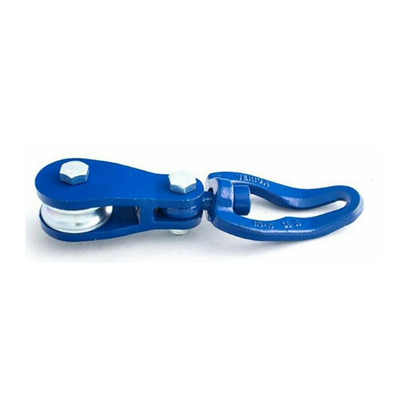 Gancio girevole fune-catena girevole G100 con puleggia