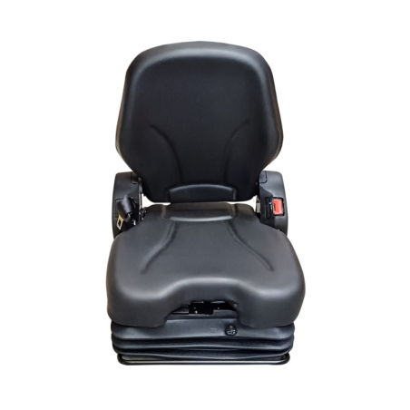 SEDILE IN ECOPELLE NERO CON MOLLEGGIO PNEUMATICO