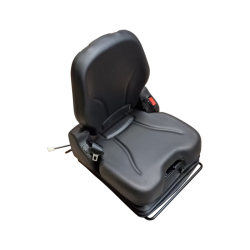 SEDILE IN ECOPELLE NERO CON MOLLEGGIO PNEUMATICO