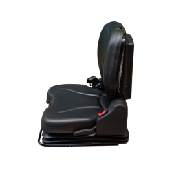 SEDILE IN ECOPELLE NERO CON MOLLEGGIO PNEUMATICO