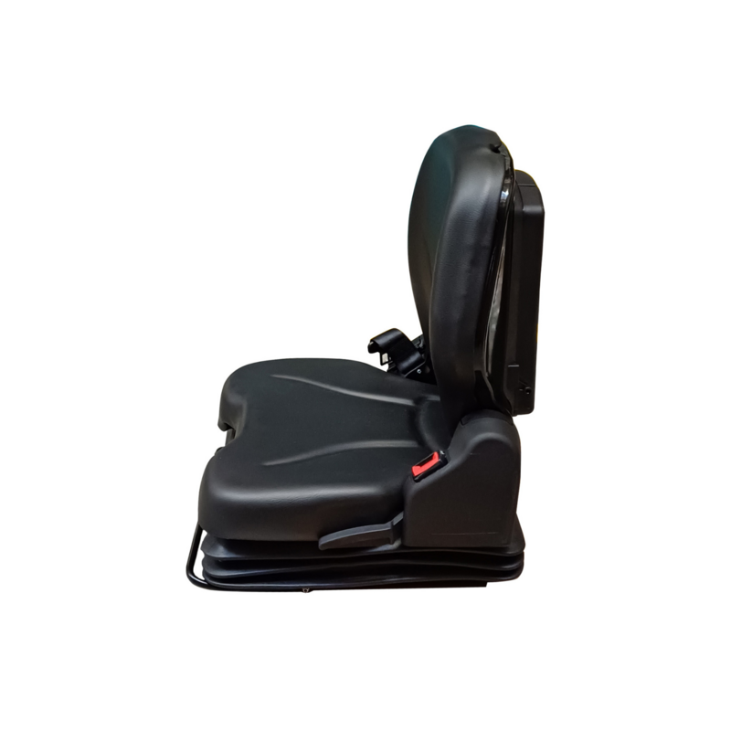 SEDILE IN ECOPELLE NERO CON MOLLEGGIO PNEUMATICO