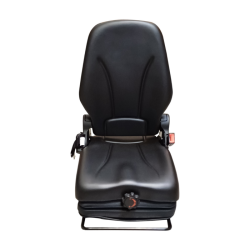SEDILE IN ECOPELLE NERO CON MOLLEGGIO MECCANICO