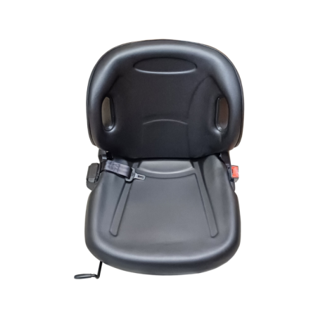 SEDILE IN ECOPELLE NERO PER CARRELLI ELEVATORI