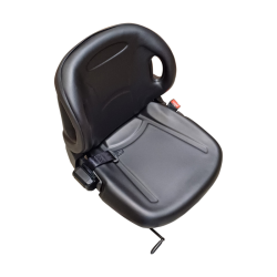 SEDILE IN ECOPELLE NERO PER CARRELLI ELEVATORI