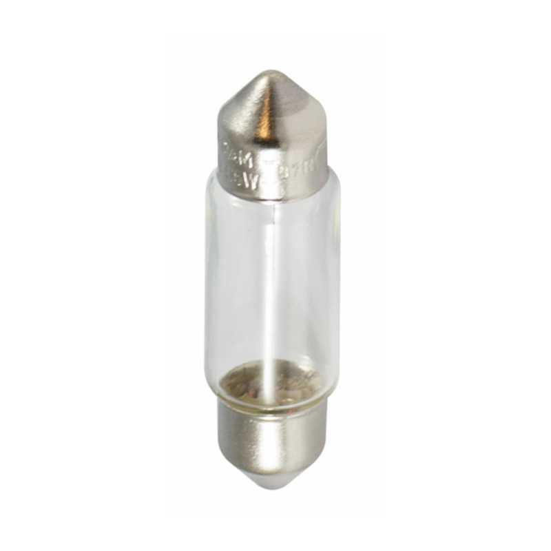 Lampadina alogena 12V 5W C5W SV8.5-8 11x39. Blister 2 pz
