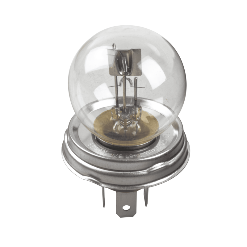 Lampadina alogena R2 12V 45/40W P45t. Box appendibile 1 pz.