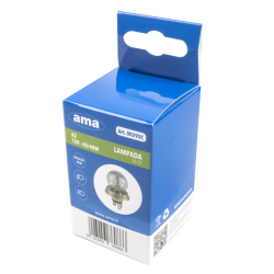 Lampadina alogena R2 12V 45/40W P45t. Box appendibile 1 pz.