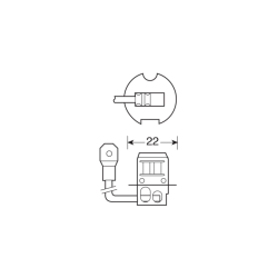 Lampadina alogena H3 12V 55W PK22s