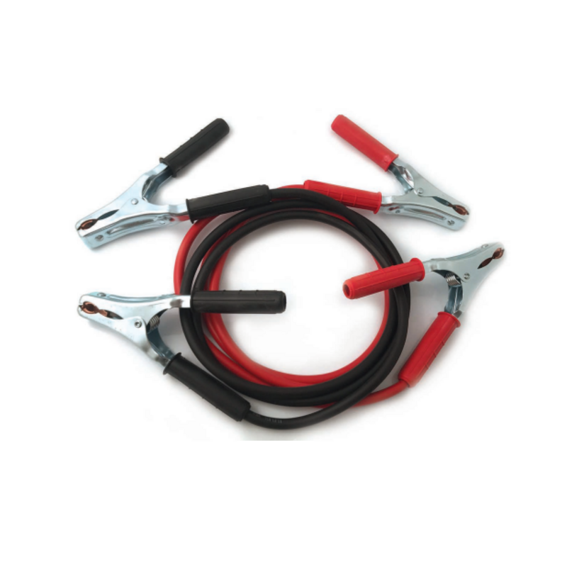 Cavo d’avviamento batteria in rame con pinze 400 A, sezione 35 mm², lunghezza 3500 mm