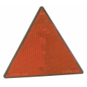 Catarifrangente triangolare rosso con viti