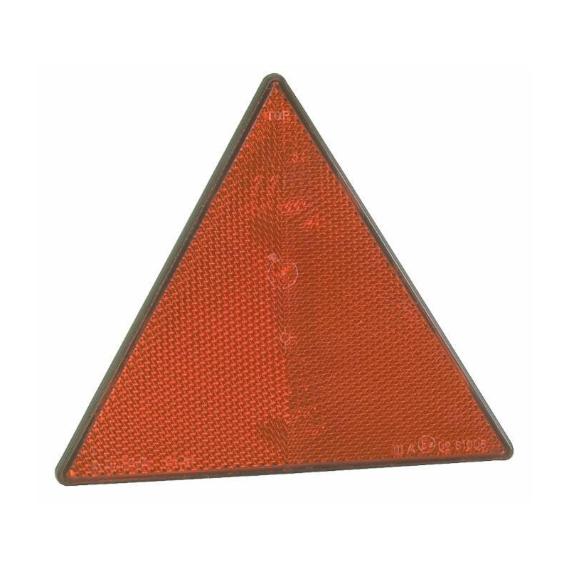 Catarifrangente triangolare rosso con viti