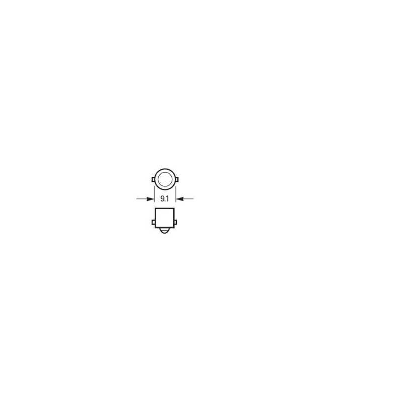 Lampadina alogena T3W 12V 3W BA9s