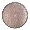 Catarifrangente bianco Ø 80 mm con vite M5