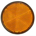 Catarifrangente arancione Ø 80 mm con vite M5