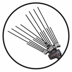 ASTINA CARBONIO 170 MM PER ABBACCHIATORE
