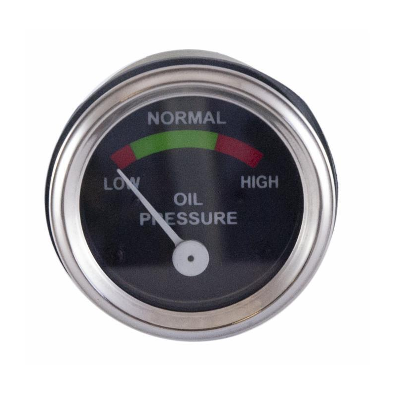 MANOMETRO PRESSIONE OLIO MOTORE MECCANICO FILETTO FEMMINA 3/8 UNF  0-7 BAR