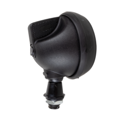 Faro da lavoro rotondo alogeno Ø 118 mm in gomma anti-urto e con interruttore ON/OFF