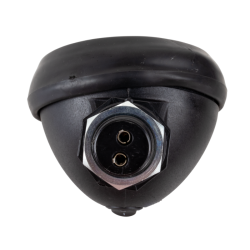 Faro da lavoro rotondo alogeno Ø 118 mm in gomma anti-urto e con interruttore ON/OFF