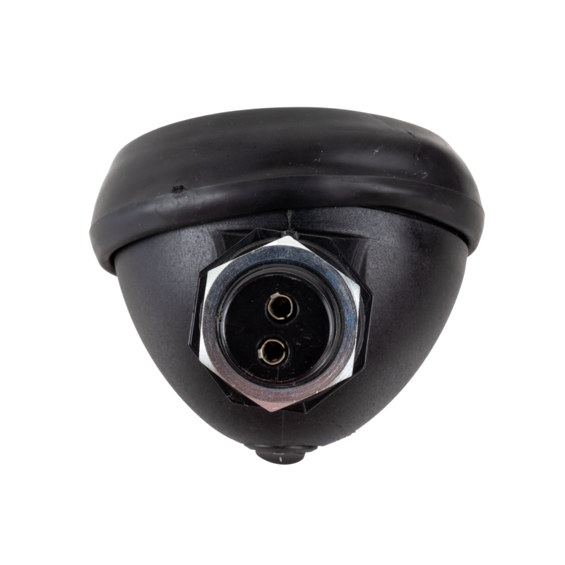 Faro da lavoro rotondo alogeno Ø 118 mm in gomma anti-urto e con interruttore ON/OFF