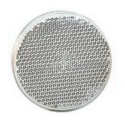 Catarifrangente bianco Ø 60 mm adesivo