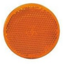 Catarifrangente arancione Ø 60 mm adesivo