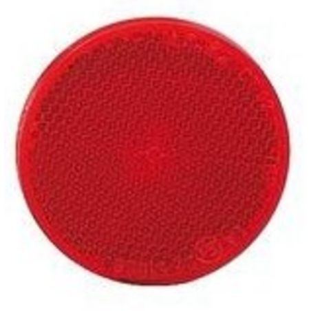 Catarifrangente rosso Ø 60 mm adesivo