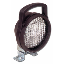 Faro da lavoro rotondo alogeno Ø 161 mm con interruttore ON/OFF e maniglia