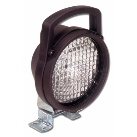 Faro da lavoro rotondo alogeno Ø 161 mm con interruttore ON/OFF e maniglia