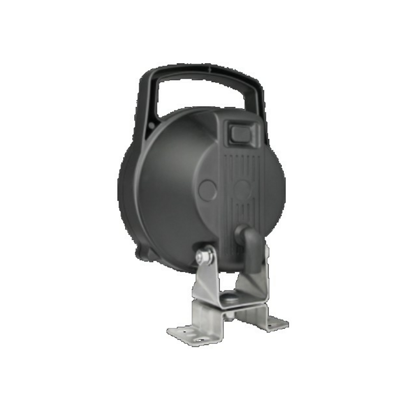 Faro da lavoro rotondo alogeno Ø 161 mm con interruttore ON/OFF e maniglia