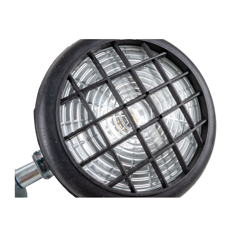 Faro da lavoro rotondo Ø 170 mm con interruttore ON/OFF, maniglia e griglia di protezione