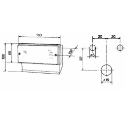 FANALE DIREZIONE-POSIZIONE DX 160X67MM