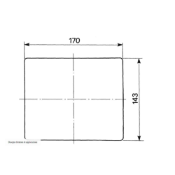 Fanale posteriore alogeno dx 188x140x140 mm