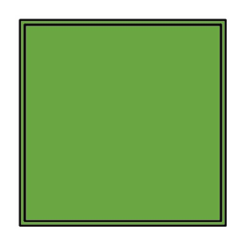 SPIA VERDE NEUTRA QUADRATA