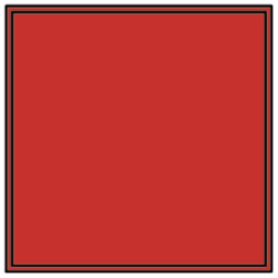 SPIA ROSSA NEUTRA QUADRATA