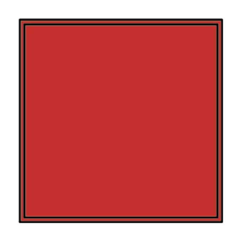 SPIA ROSSA NEUTRA QUADRATA