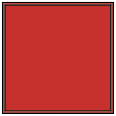 SPIA ROSSA NEUTRA QUADRATA