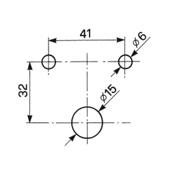 Fanale posteriore alogeno dx 148x102x100 mm