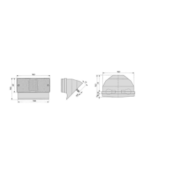 Fanale posteriore alogeno sx 148x102x100 mm