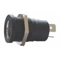 Presa bipolare 12-24V in plastica.