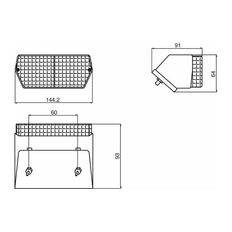 FANALE DIREZIONE-POSIZIONE SX 144,2X64MM