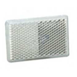 Catarifrangente adesivo bianco 57×39 mm