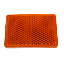 Catarifrangente adesivo arancione 57×39 mm