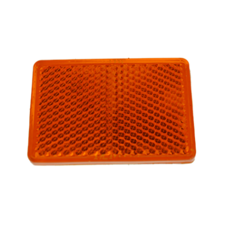 Catarifrangente adesivo arancione 57×39 mm