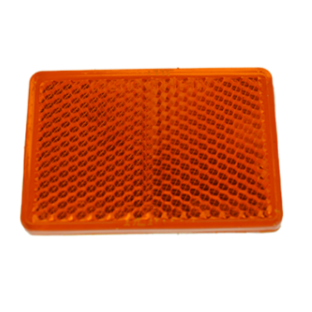Catarifrangente adesivo arancione 57×39 mm