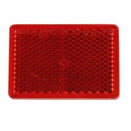 Catarifrangente adesivo rosso 57×39 mm